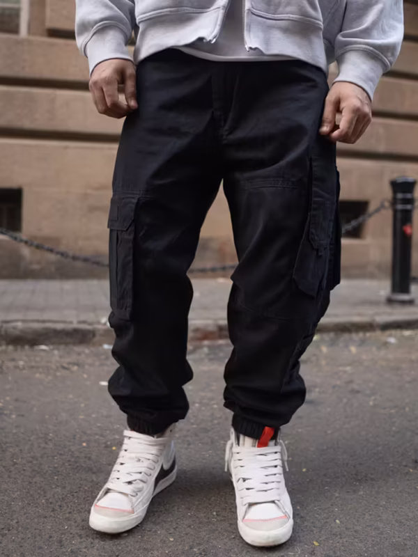 Black Cargo Pant