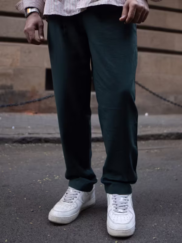 Green Linen Pant