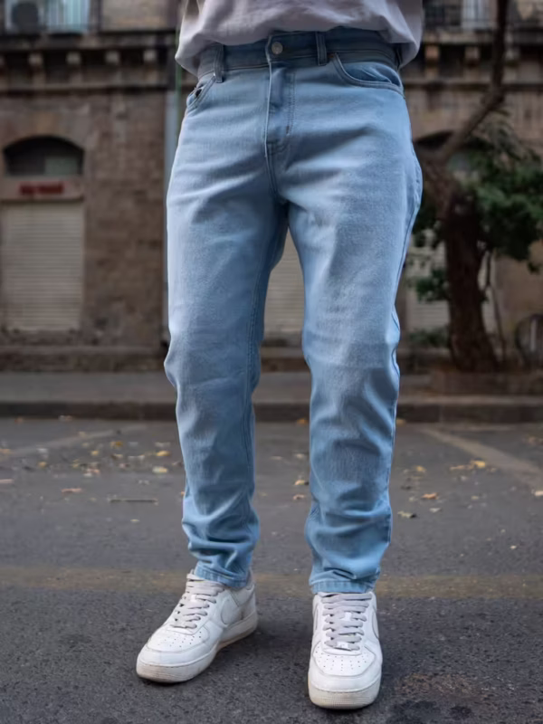 Sky Blue Denim Regular Fit Jeans