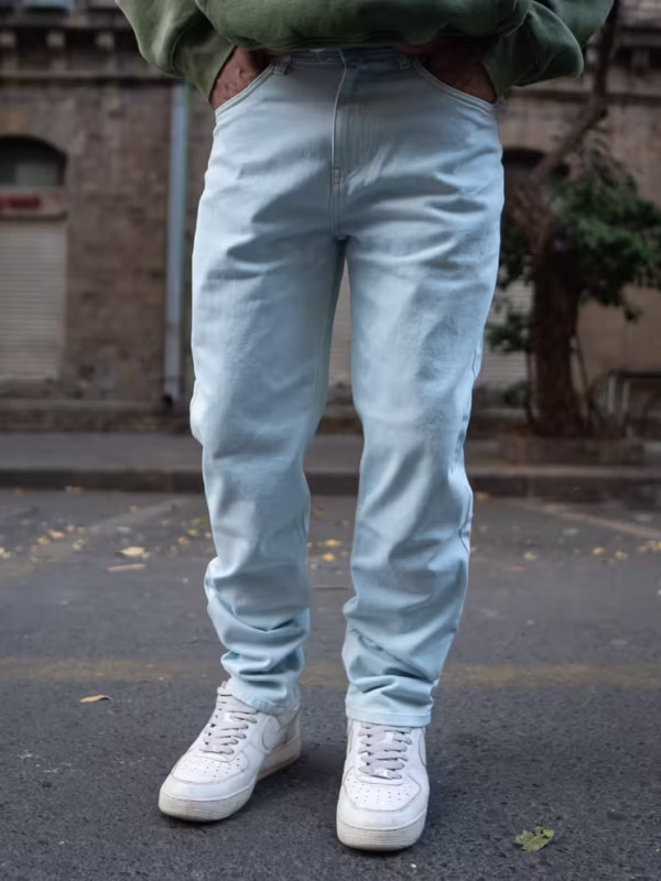 Ice Blue Denim Regular Fit Jeans